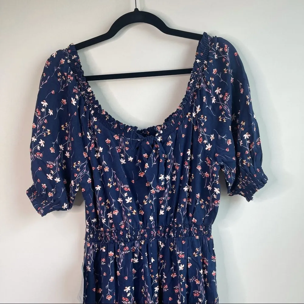 Gal Meets‎ Glam blue floral Violet jumpsuit size 2 - Image 6