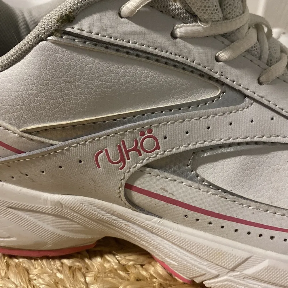 Ryka womens white and pink athletics shoes size 10 - Image 4