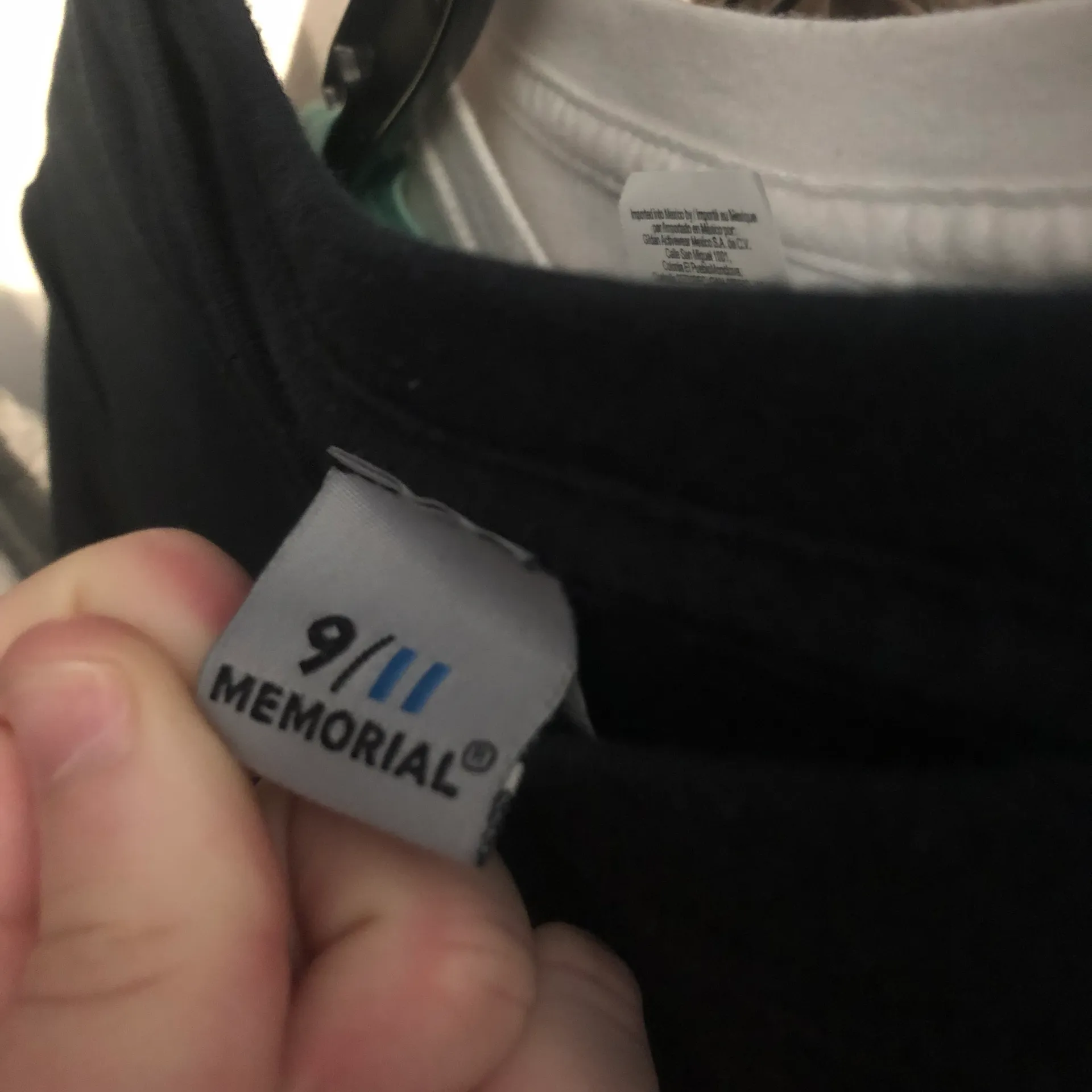 9/11 Memorial Tee Shirt Black Size L - Image 4