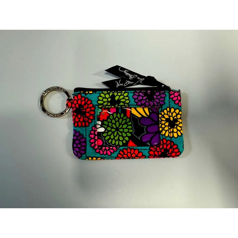 Vera Bradley X Disney Parks / Zip ID / Mickey's Magical Blooms / NWOT Green - Image 2