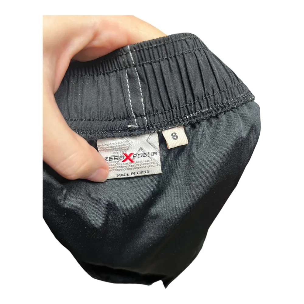 Y2K Swim Skirt Micro Mini Low Waist Black Size 8 - Image 4