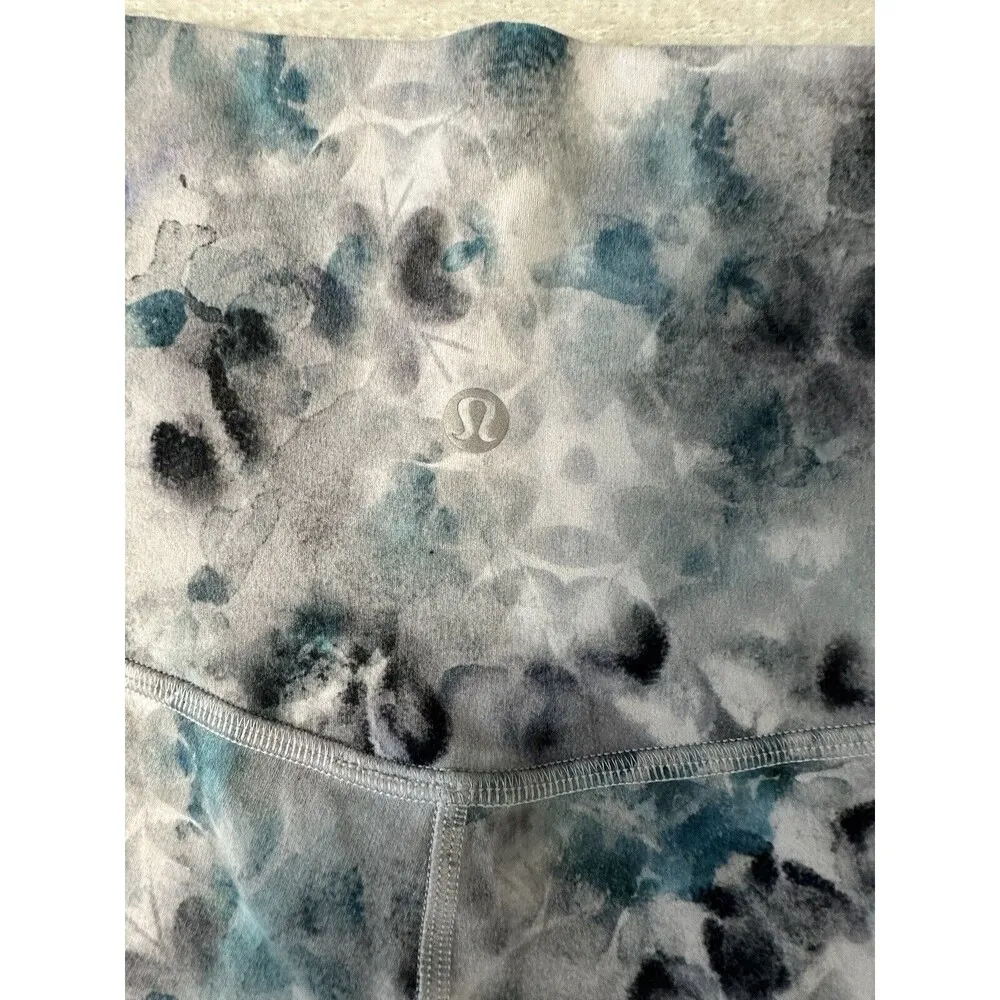 Lululemon Align Shorts sz 20 High Rise 6” Inseam Kaleidofloral Multi NULU - Image 4