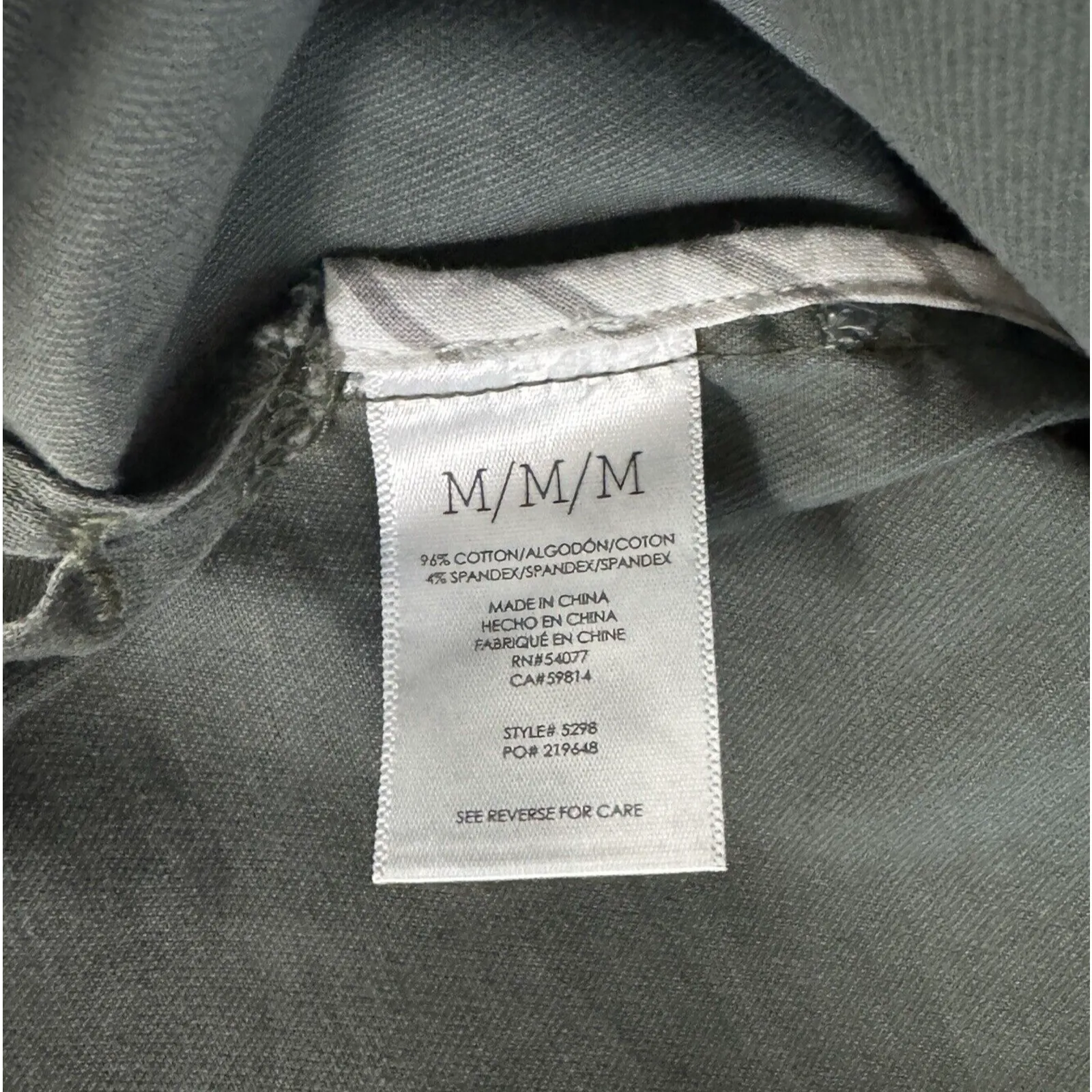 Cabi Jacket Women Medium Army Green Crossroads Jacket Casual Utilitarian Utility - Image 7