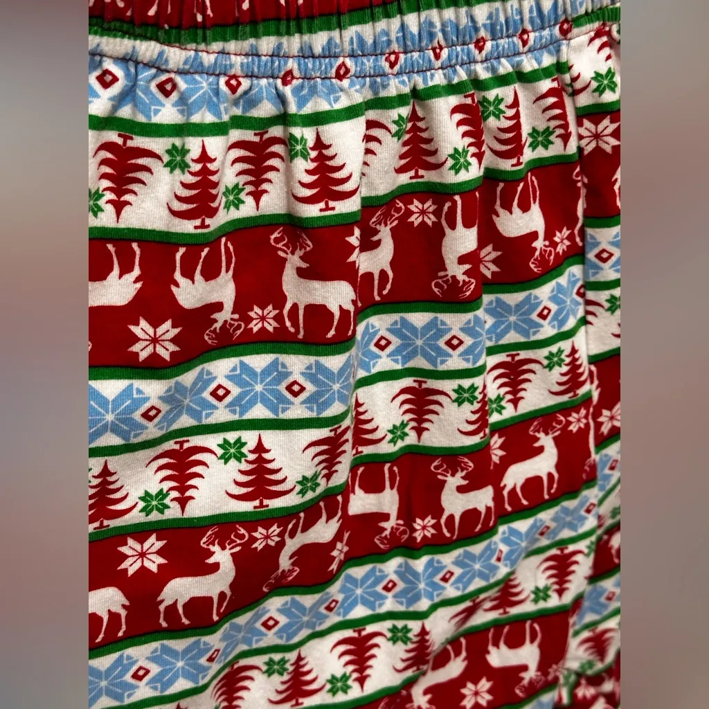Coral bee size small Christmas cotton pants - Image 2