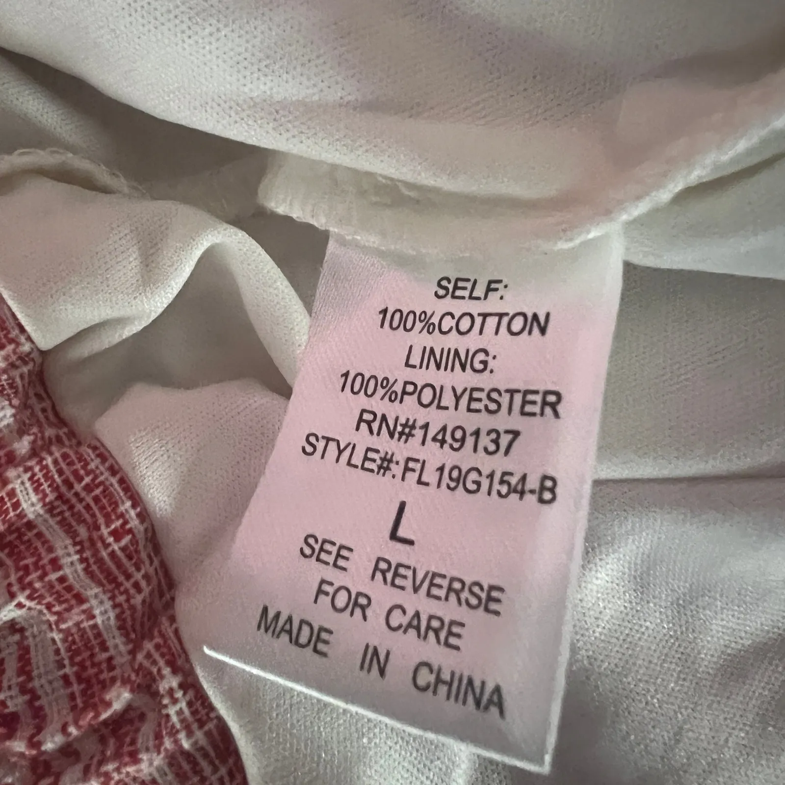 Favlux High Rise Striped Cotton Shorts Size Large - Image 9