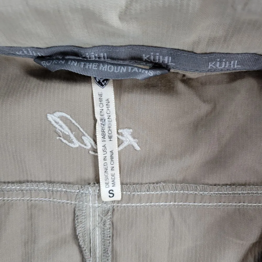 Kuhl Utility Vest Womens S Khaki Zip Up Cargo Military Outdoor Safari Gorpcore - Image 5
