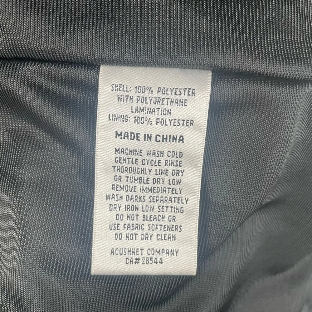 FootJoy  Full Zip‎ Golfing Lightweight Jacket in Black Red Size Large - Image 5