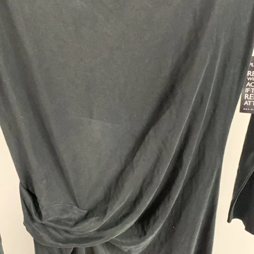 NWT Malene Birger Gray Textured Ruched - Image 2