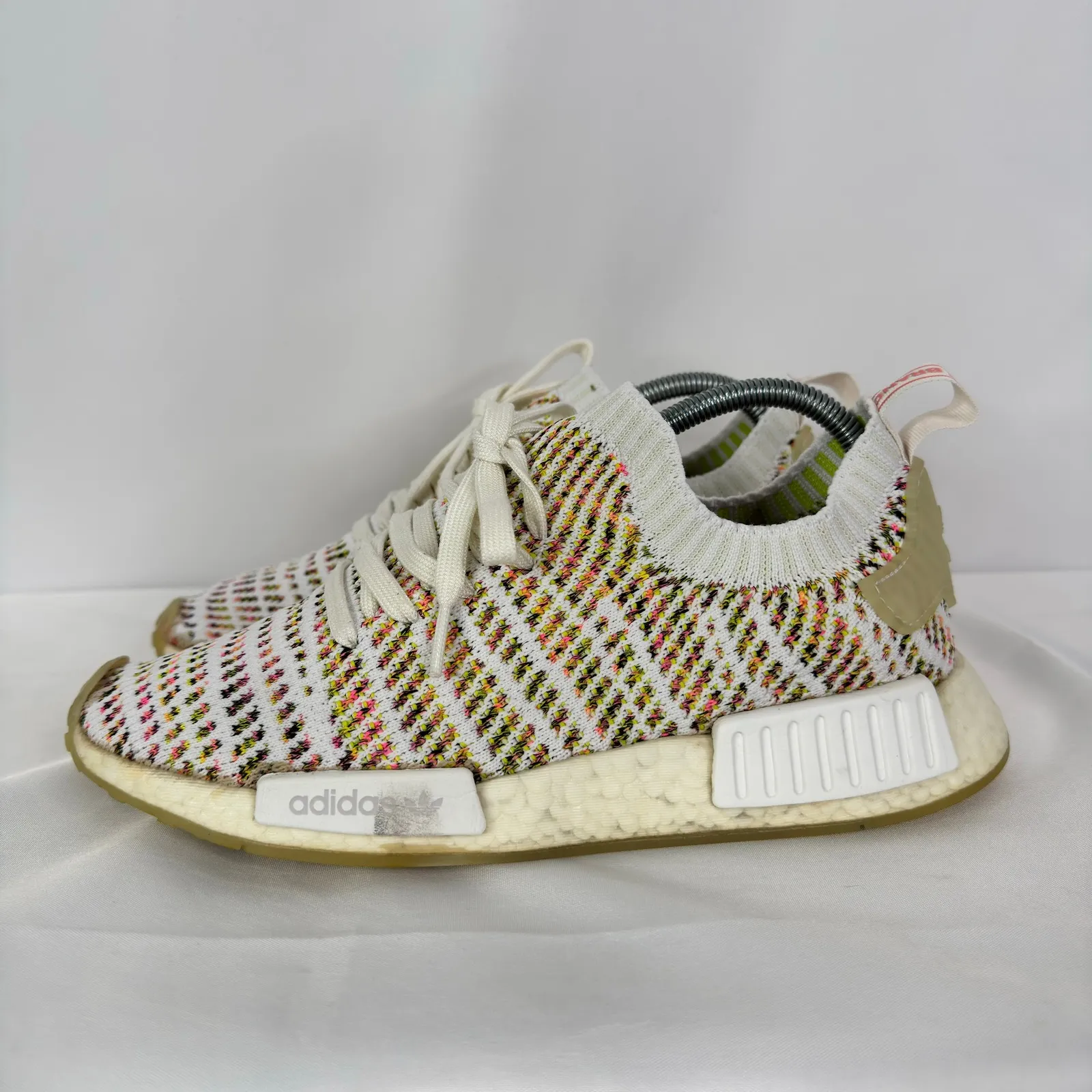 Adidas NMD R1 PK Womens Size 9 Multi Color Knit Boost Sneakers - Image 11