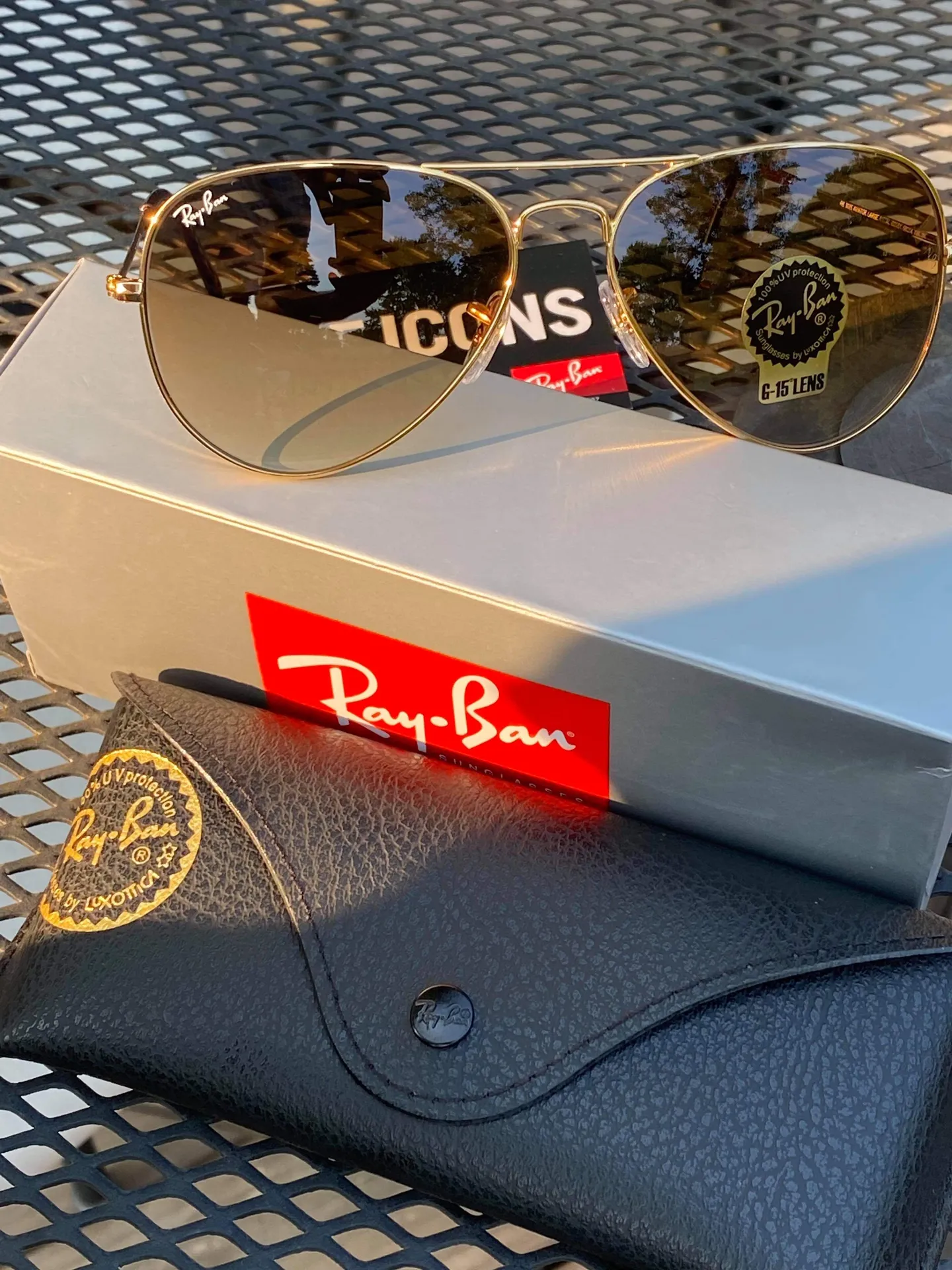 New  Aviator Pilot RB3025 Sunglasses 58mm - Image 7