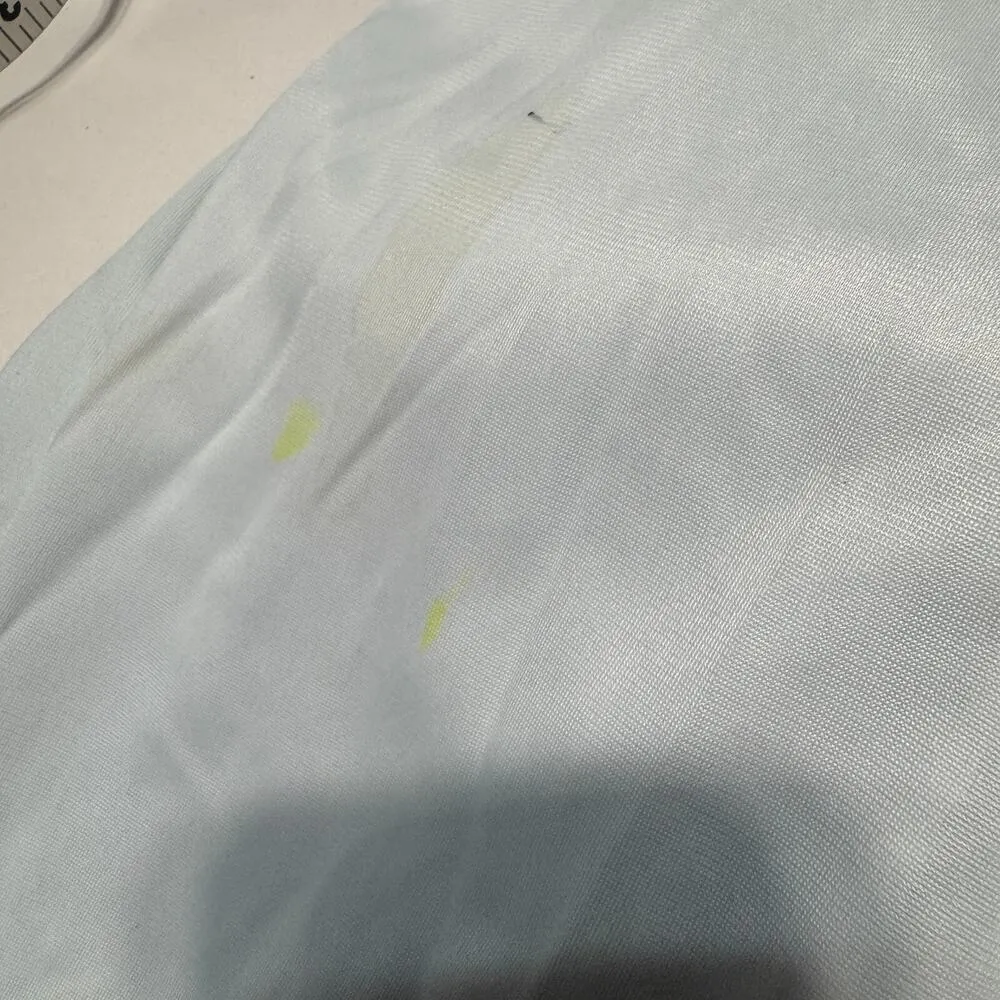 VTG Henson Kickernick Women's Pajamas Light blue 100% Nylon Soft Silky Lace M Size M - Image 10