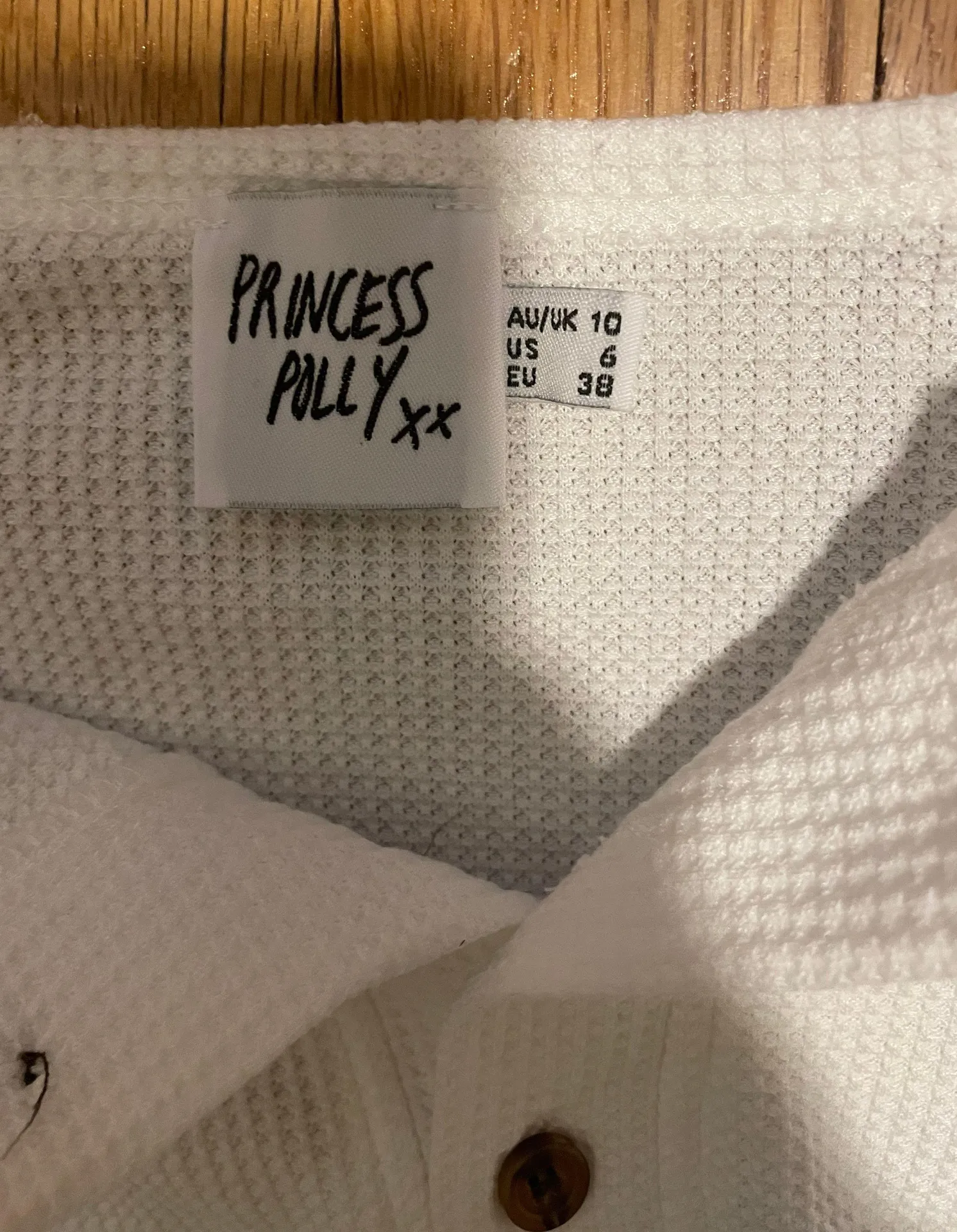 Princess Polly White Henley tee - Image 3