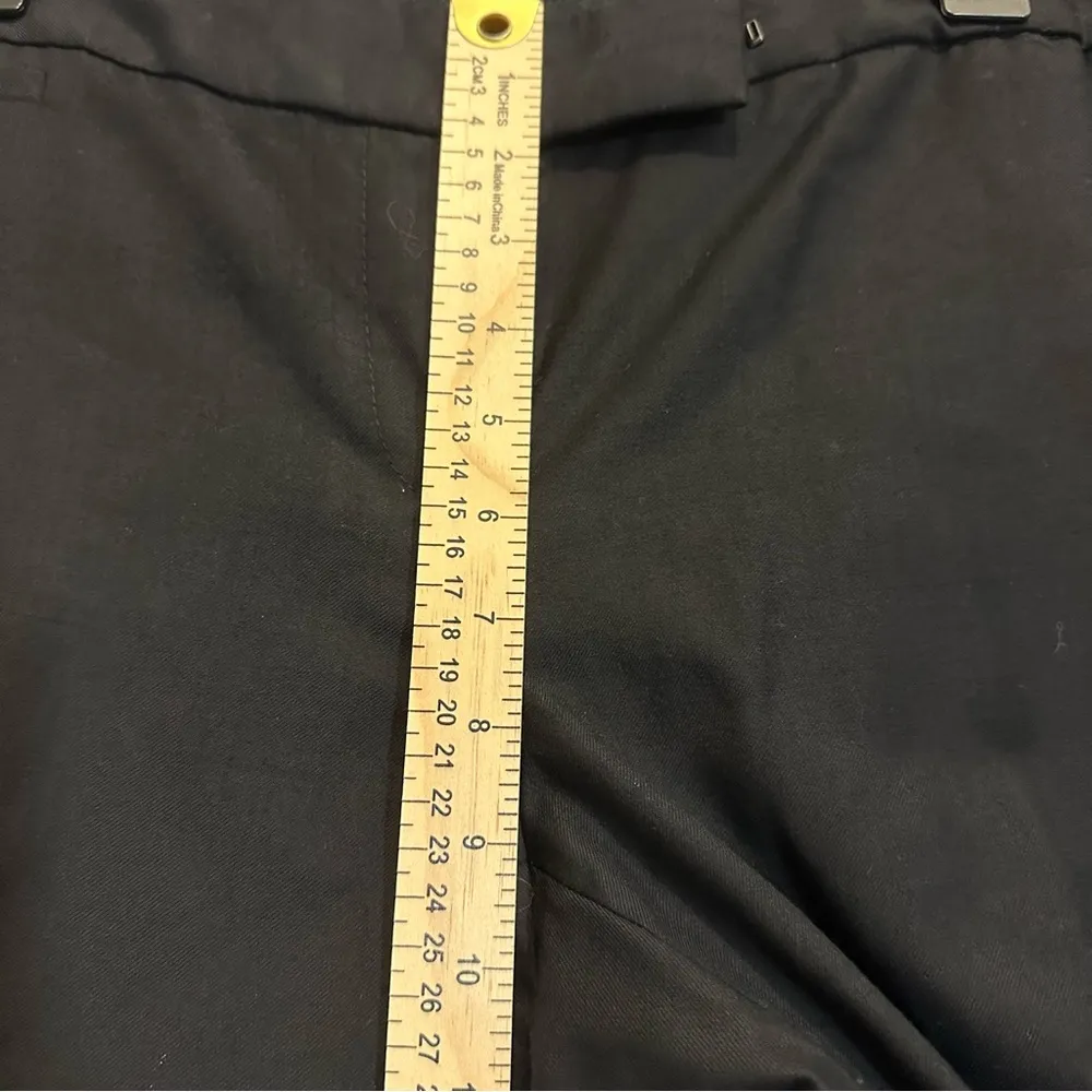 J. Crew City Fit Black Pants 100% Wool Business Casual Slacks Size 10 - Image 5