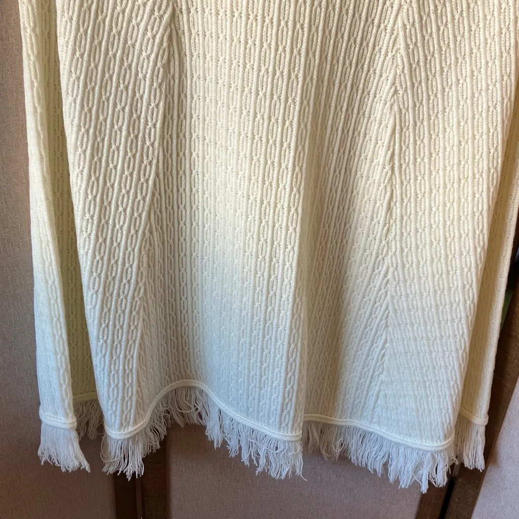 Vintage Acrylic Knit cape osfm Size undefined - Image 10