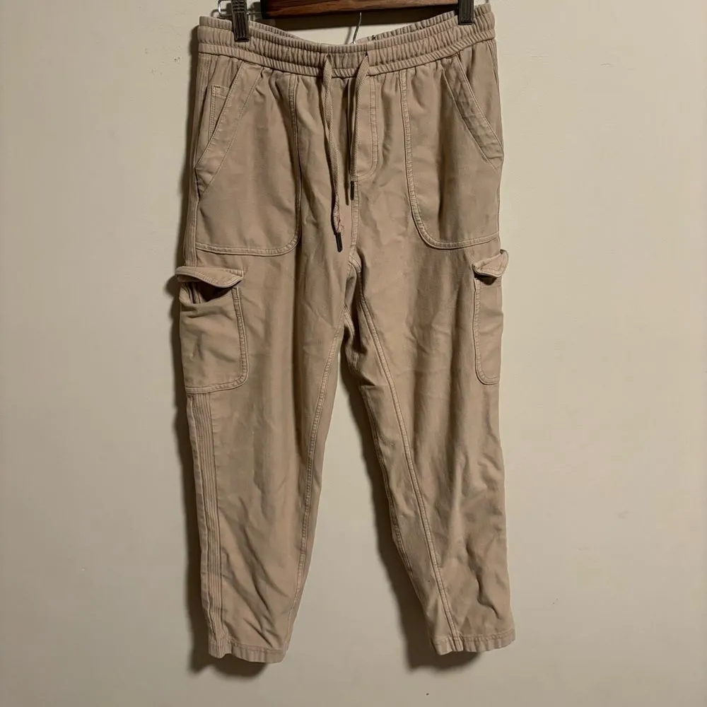 Athleta  Farallon Cargo Crop Jogger Beige Tan- Size 2 - Image 4