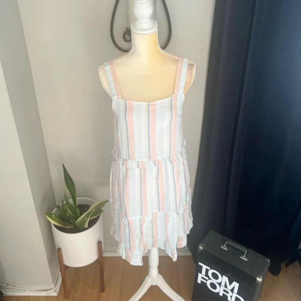 RAILS Sandy Linen Blend Shift Dress, Summer Airy Vacation Dress, Small (4/6) NWT - Image 12