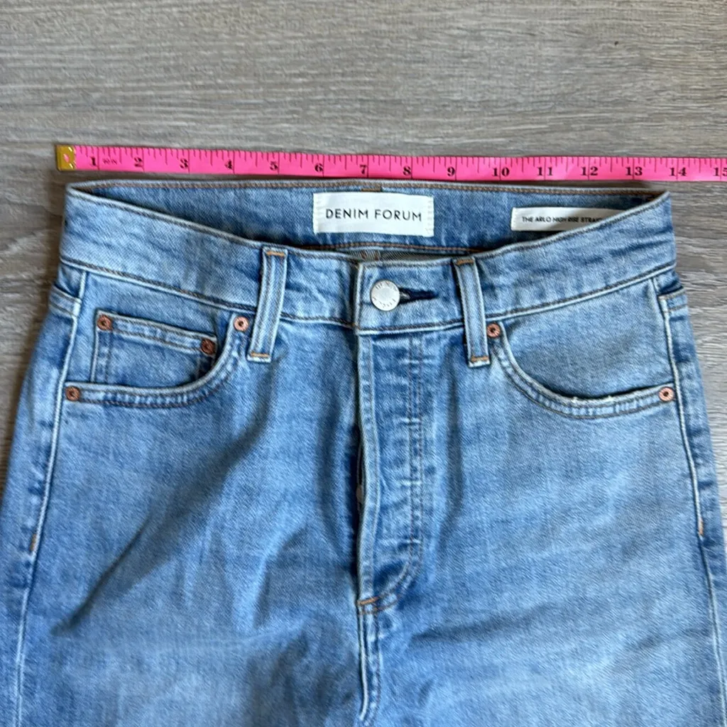 Aritzia Denim Forum The Arlo High Rise Straight - Image 7