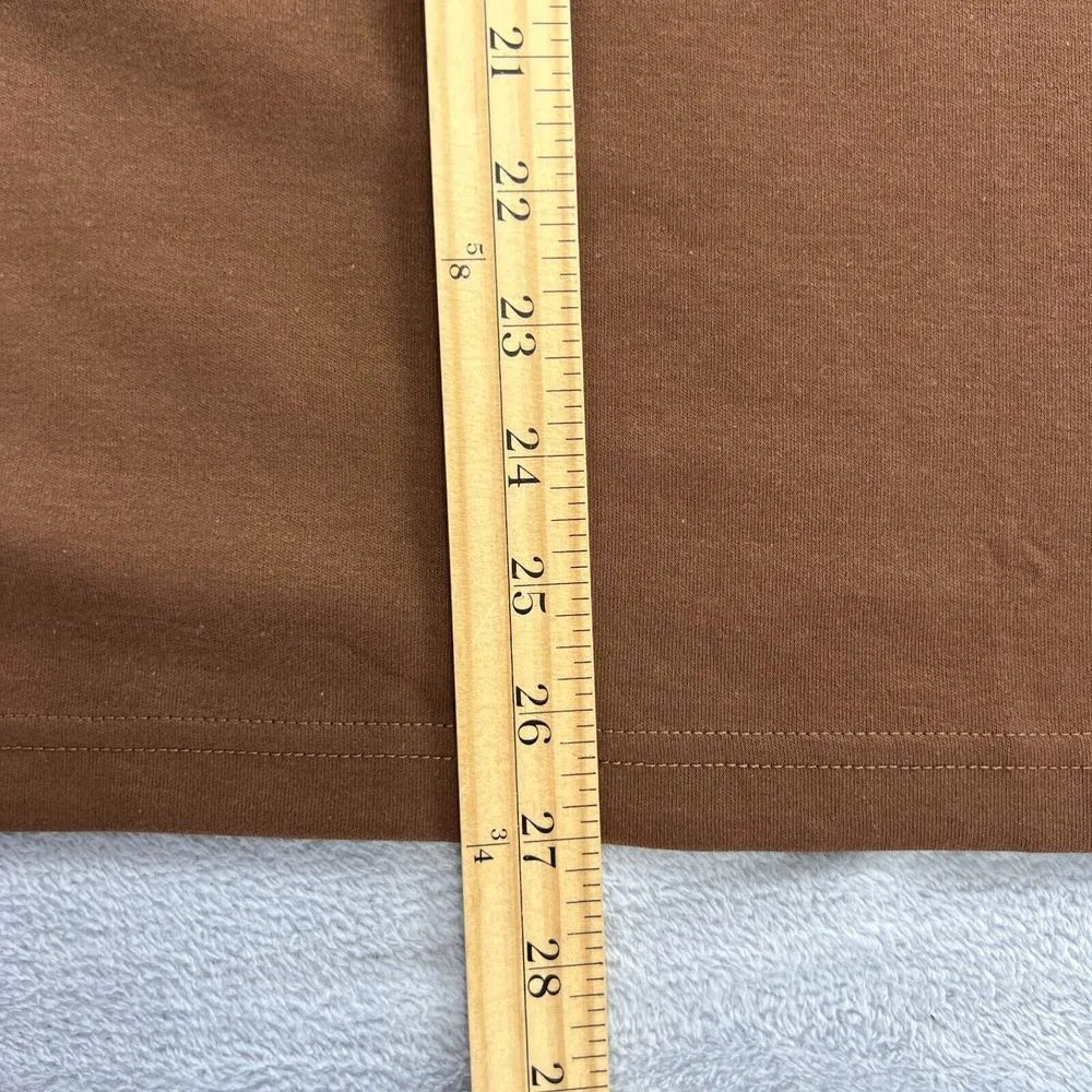 Blair Women's Plus Size 3XL Sleeveless Brown Tank Top Shirt Cotton Blend Casual‎ - Image 7