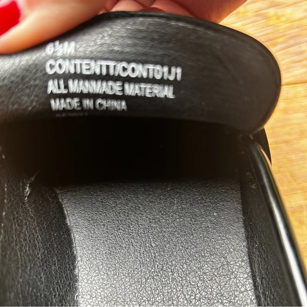 Madden Girl Women’s Chunky Black Loafers Size 6 1/2 Medium Like New - Image 8