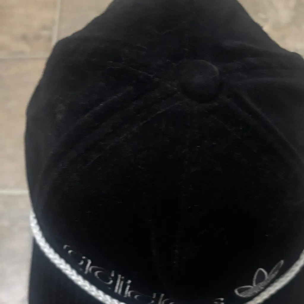 Adidas Black Cap with White Embroidery - Image 3