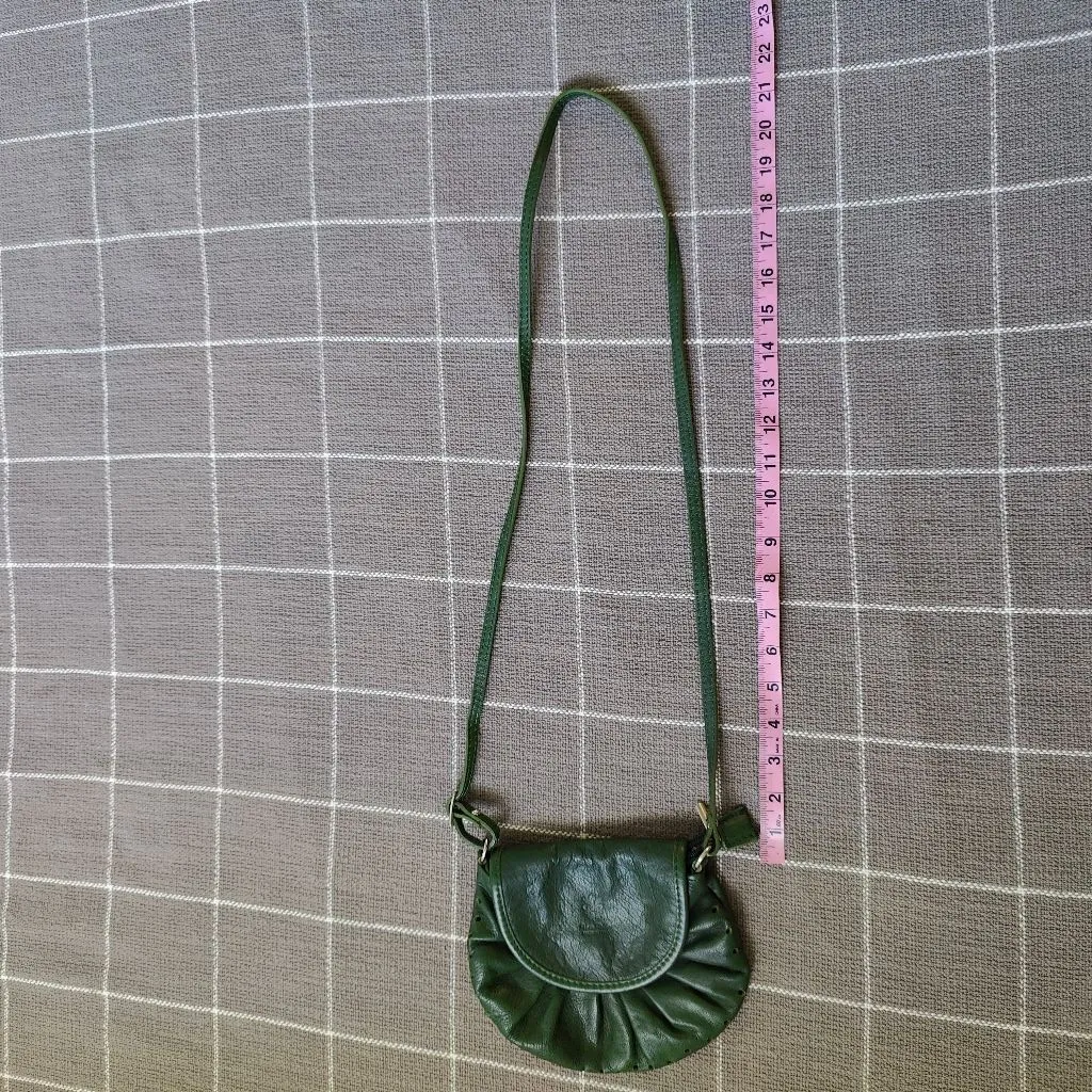 Vtg Vera Pelle Leather Mini Bag Crossbody Made in Italy - Image 8