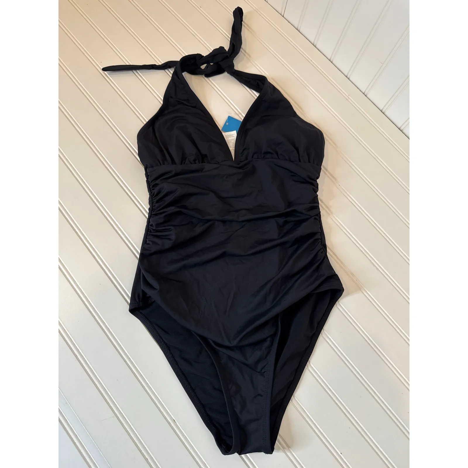 NWT Cupshe LOT OF 2 Bathing Suit - Black Lace Up Swim Beach 1-PC Swimsuit Sz M - Image 5