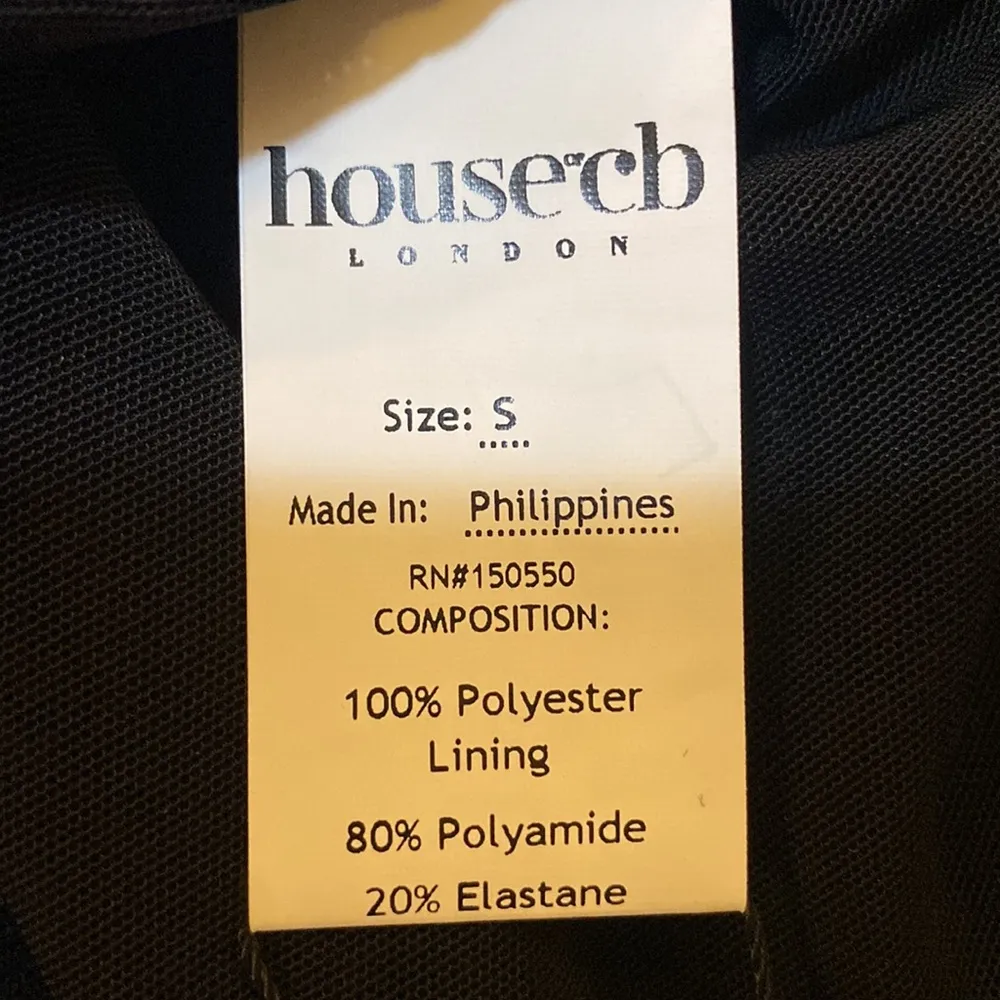 House of CB Florian Chiffon Corset Top size S - Image 6