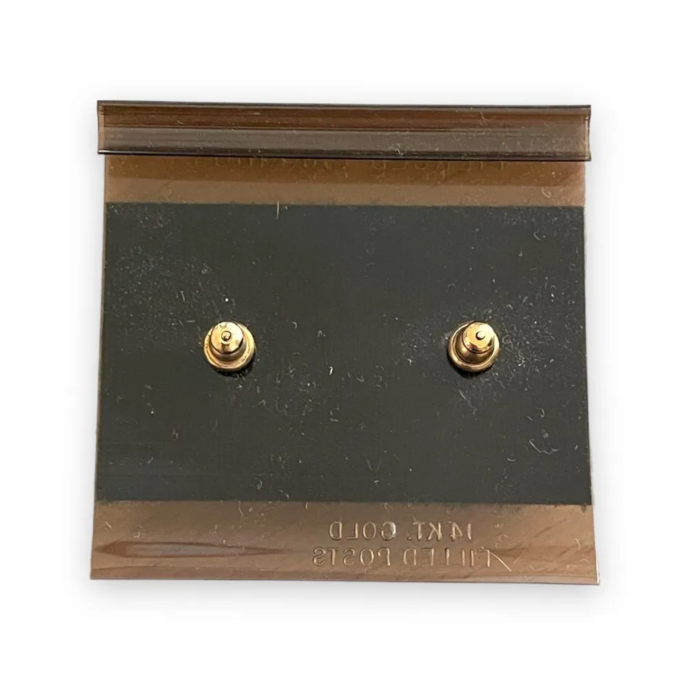 14KT Gold Filled NWT Dog Earrings Studs - Image 2