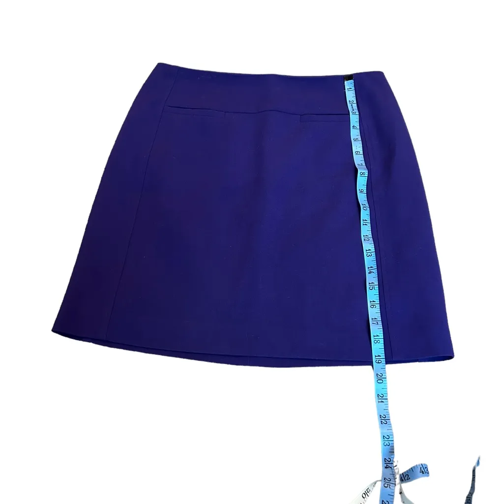 3/$15 LOFT purple skirt with front pockets - Image 3