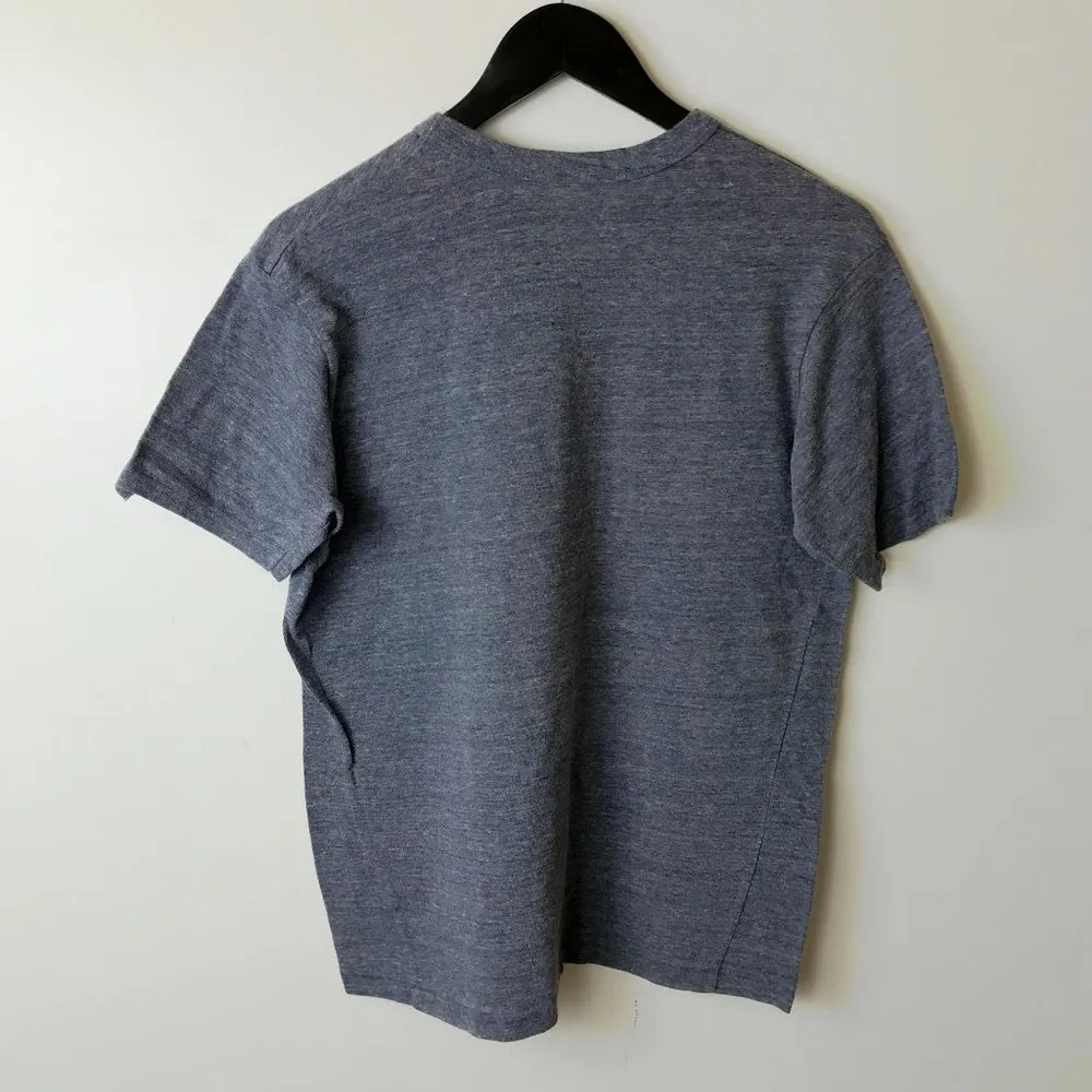 Vintage Bank Of America T Shirt Single Stitch Graphic Tee Cotton Gray Medium M - Image 12