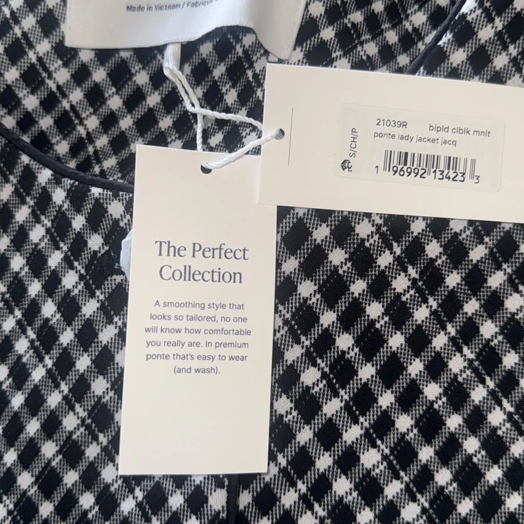 Spanx NWT  Ponte Lady Jacket Jacquard # 21039R - Image 8