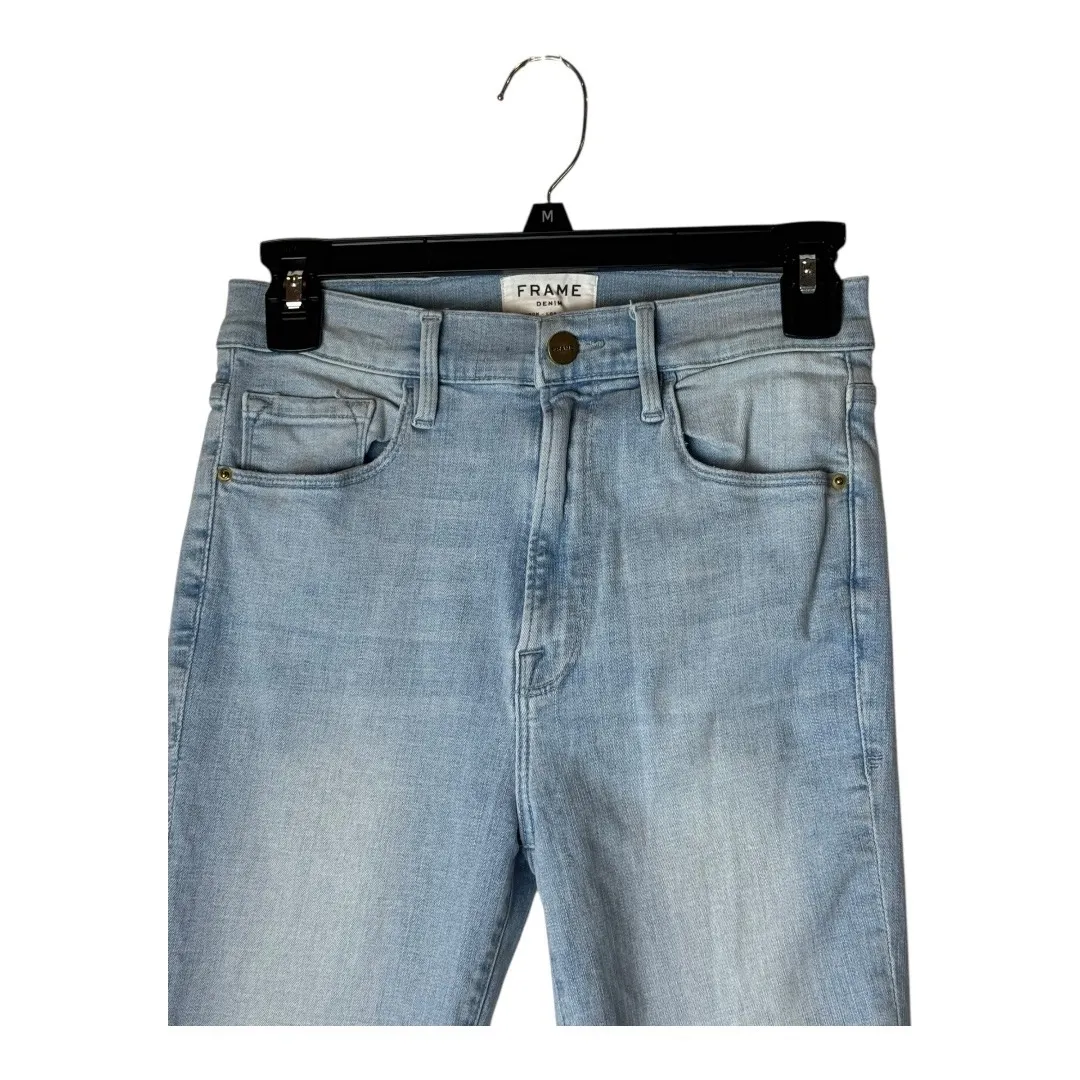 Frame Denim Jeans Women 27‎ Blue Tadley Light Wash Ali High Rise Cigarette - Image 4