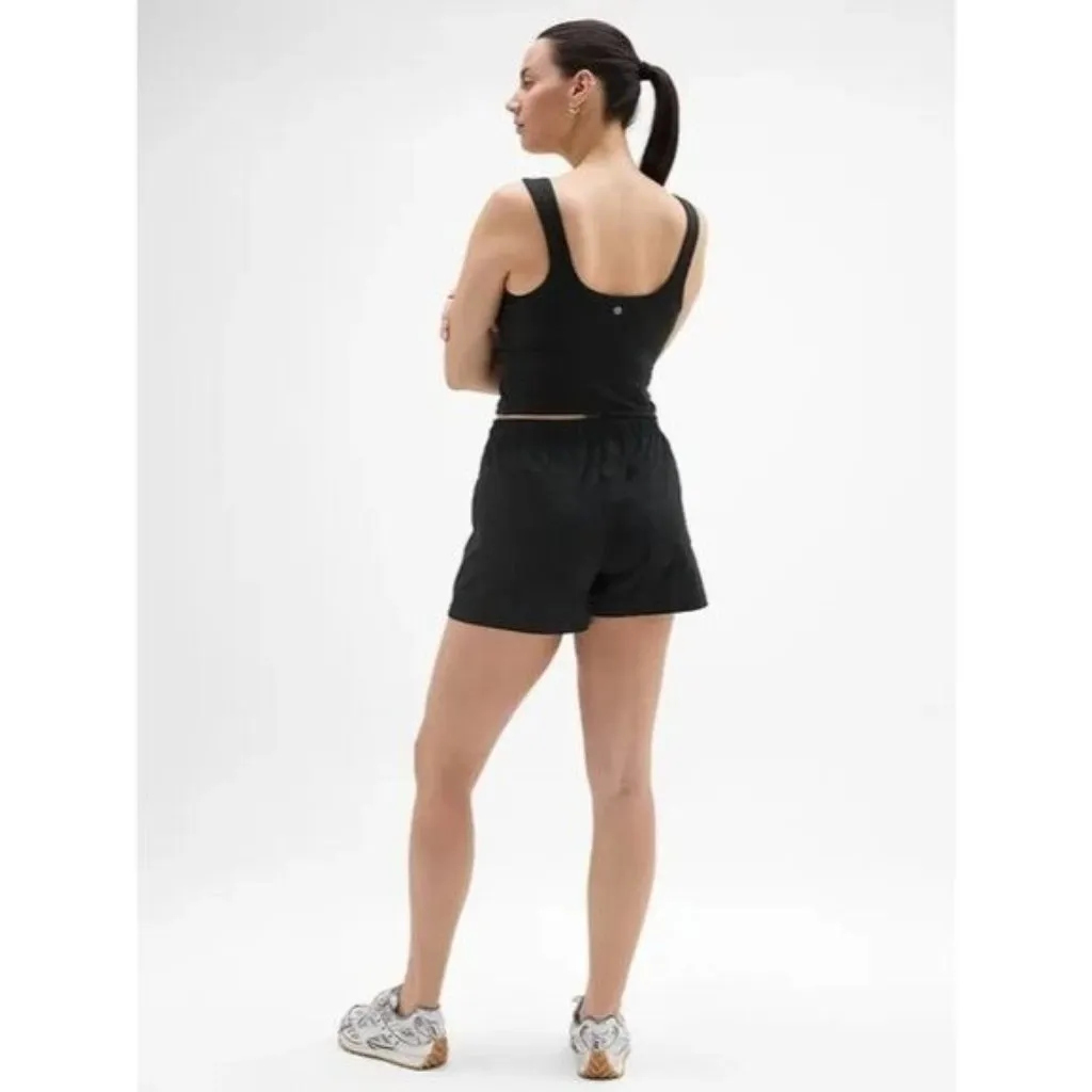 Athleta XXS  Midday Mid Rise Poplin Short Black 2X-Small - Image 5