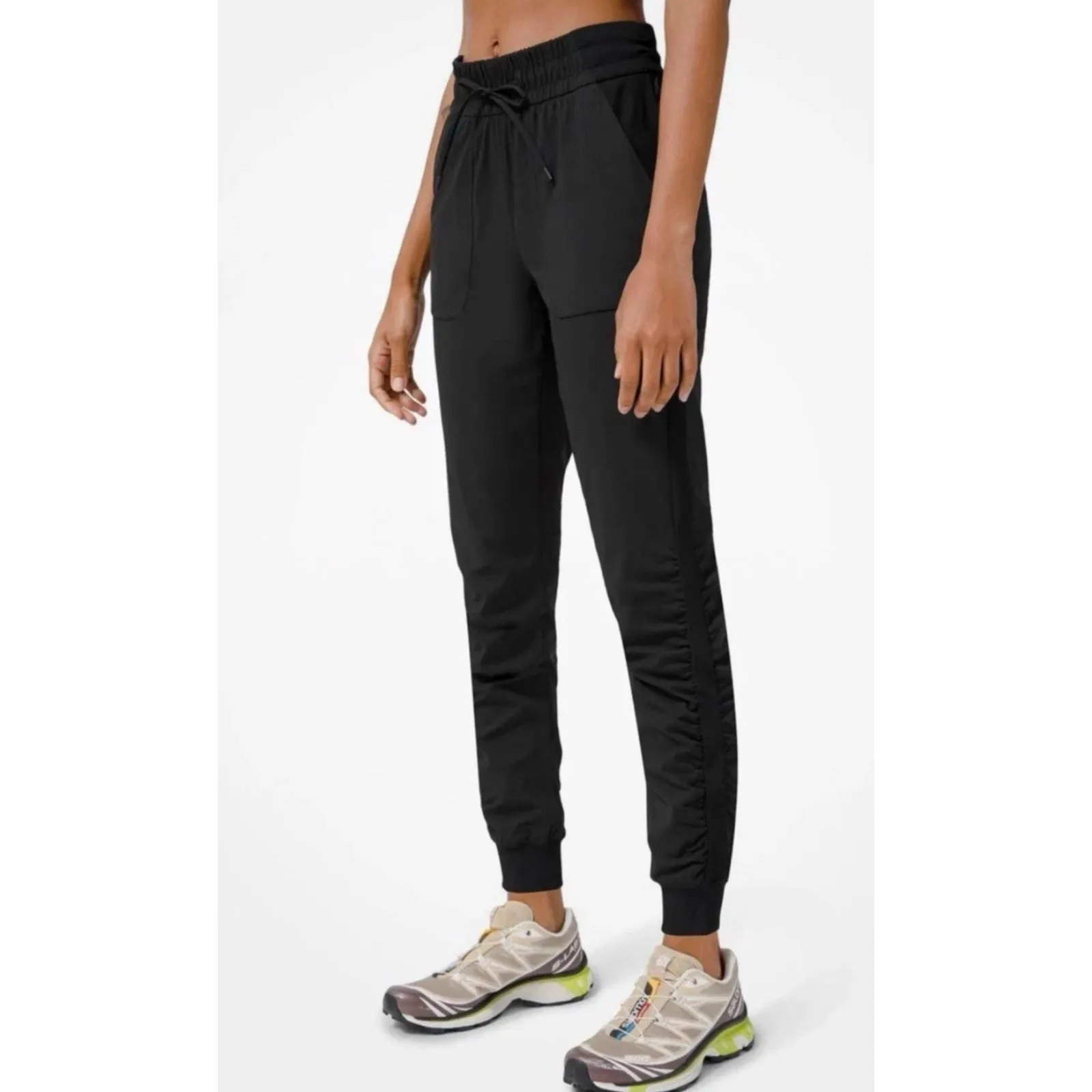 Lululemon Pants Womens‎ Size 2 Black Beyond The Studio Jogger Performance Gym - Image 2