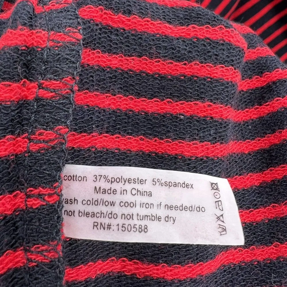 Sundays Striped Sweater Ruffle Size One / Small New - Image 37