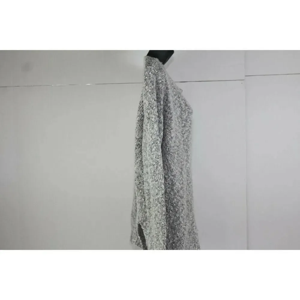 Buffalo David Bitton Women's Eyelash Knit Pullover Sweater Size XL Grey/White - Image 3