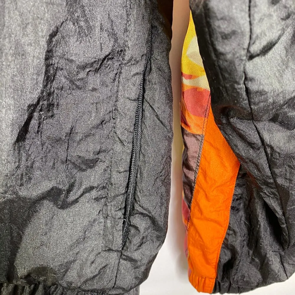 Seek The Label LF Black Brown Orange Nylon Jacket Women's Size X-Small XS - Image 6