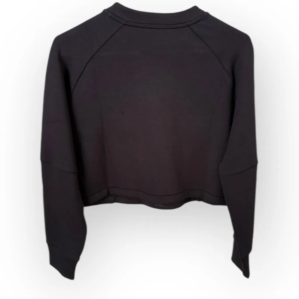 Lululemon Smooth Spacer Cropped Pullover – Black, Size 2 - Image 6