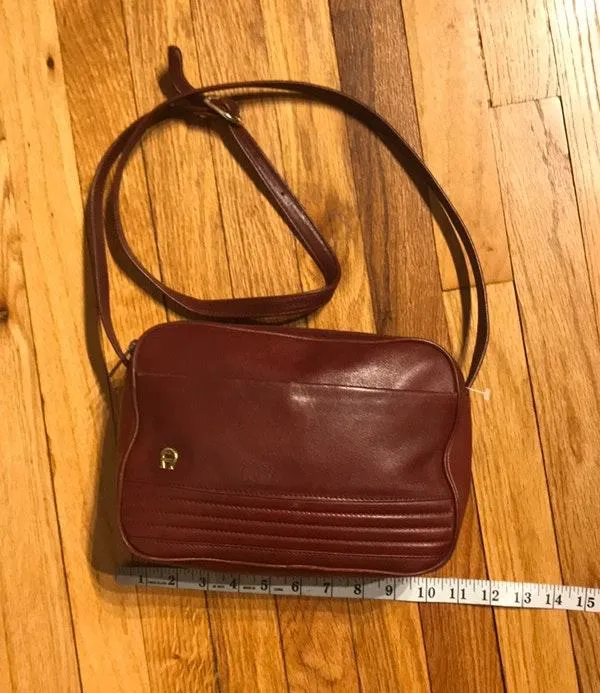 Vintage  Bag Purse Crossbody Leather - Image 2