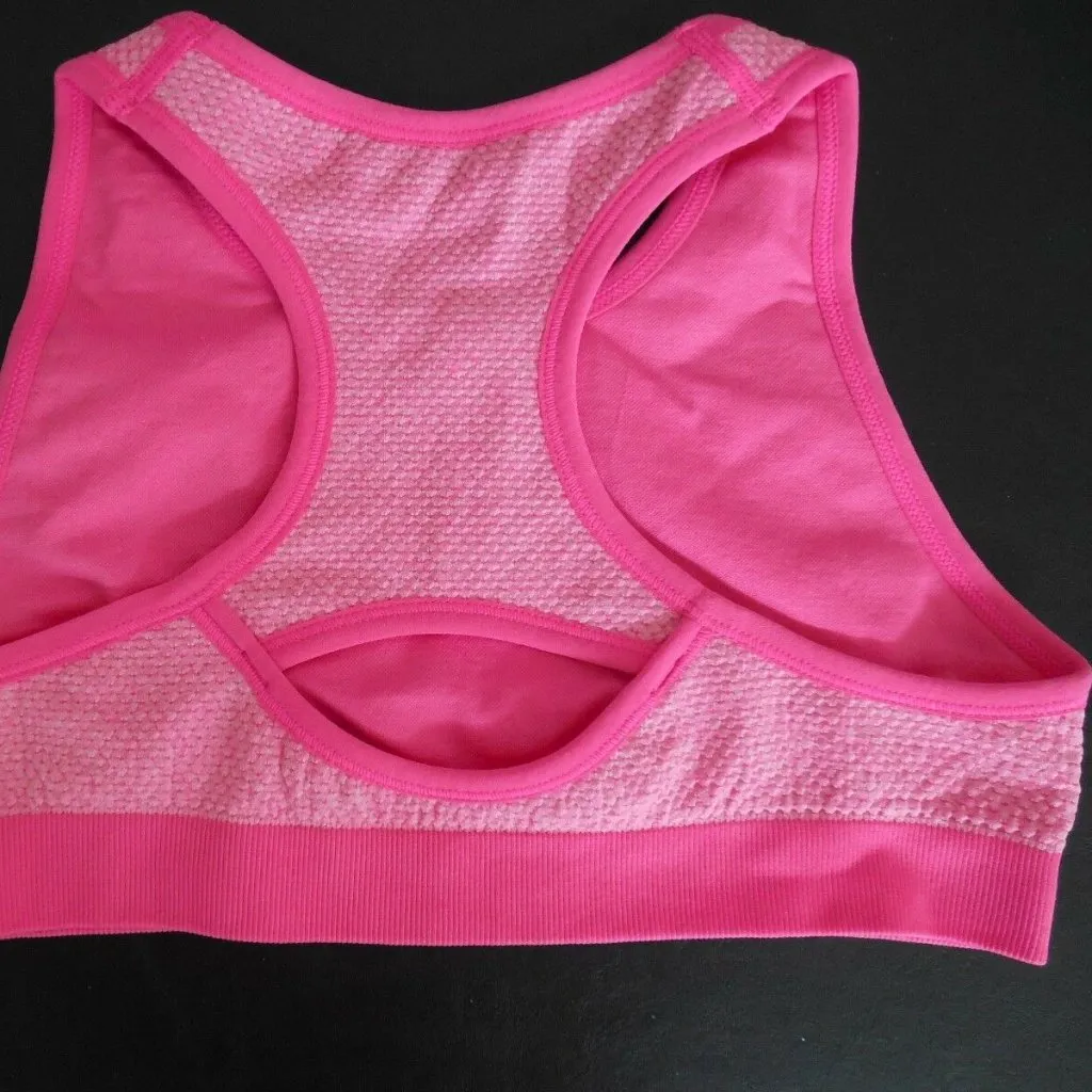 New Rare Vintage Women’s Gold's Gym Sports Bra Pink Size Large - Image 4