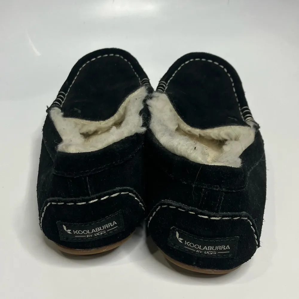 Koolaburra black shearling‎ lined slippers size 7 - Image 4