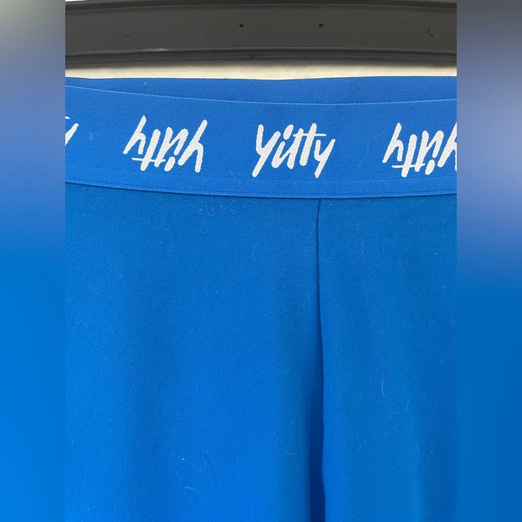 Yitty Major Label Plus Shaping High Waist Bright Blue Logo Legging; size 1X - Image 2