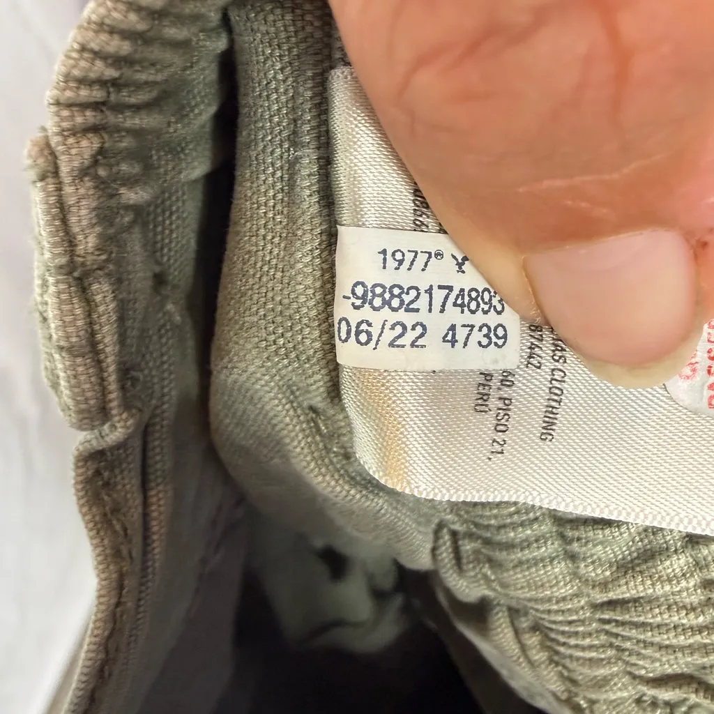 American Eagle Cargo Stretch Straight Pants in Green Size 2 Regular - Image 10