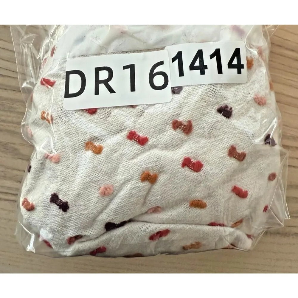 Madewell Peplum Ruffle Hem Wrap Shirt Bows Top Women's Size xs - Image 8