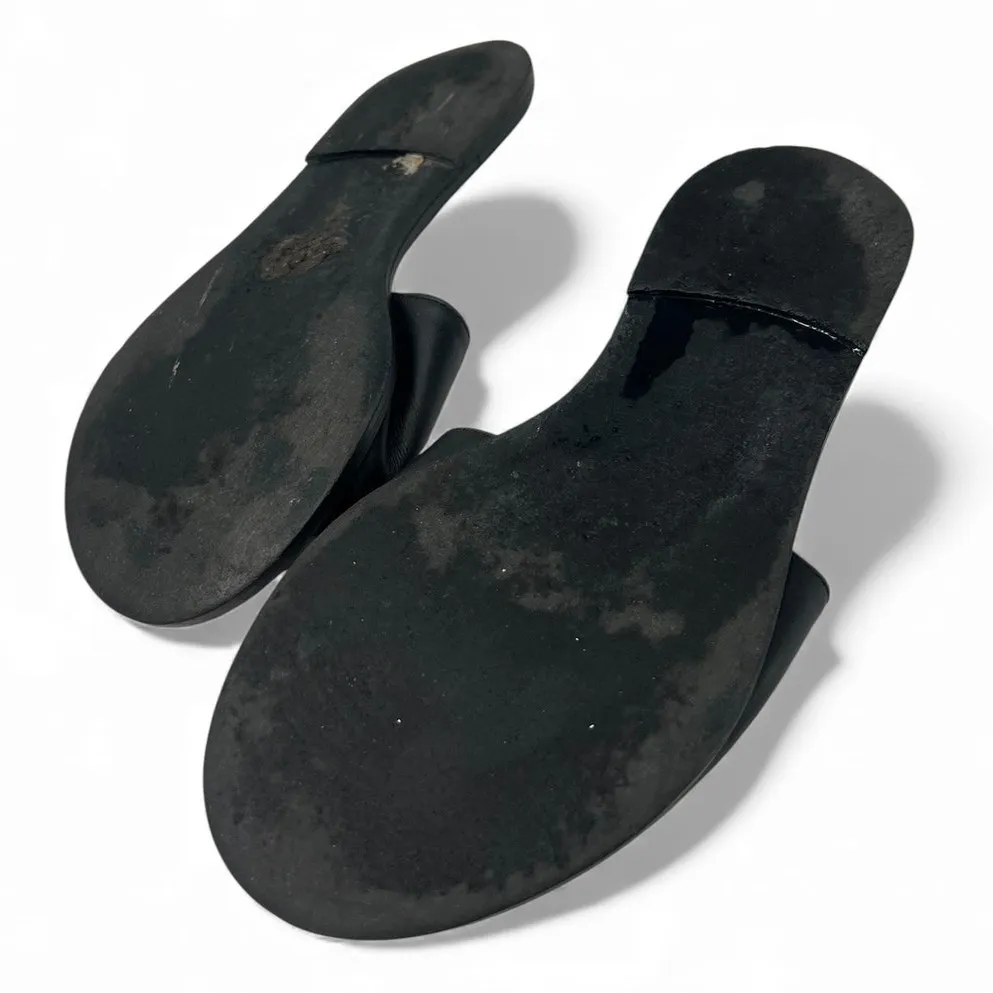 Valentino 7 Bugola Slide Sandal black logo hardware slip - Image 8