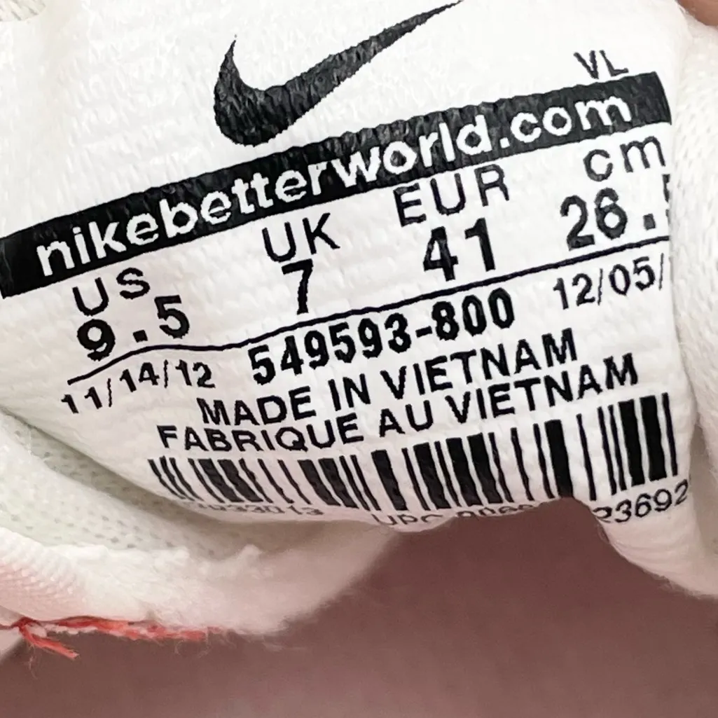 Nike Lunarlon Women's Lunar Duet Sport Golf Shoes Size 9.5 Pink White Spikeless - Image 4