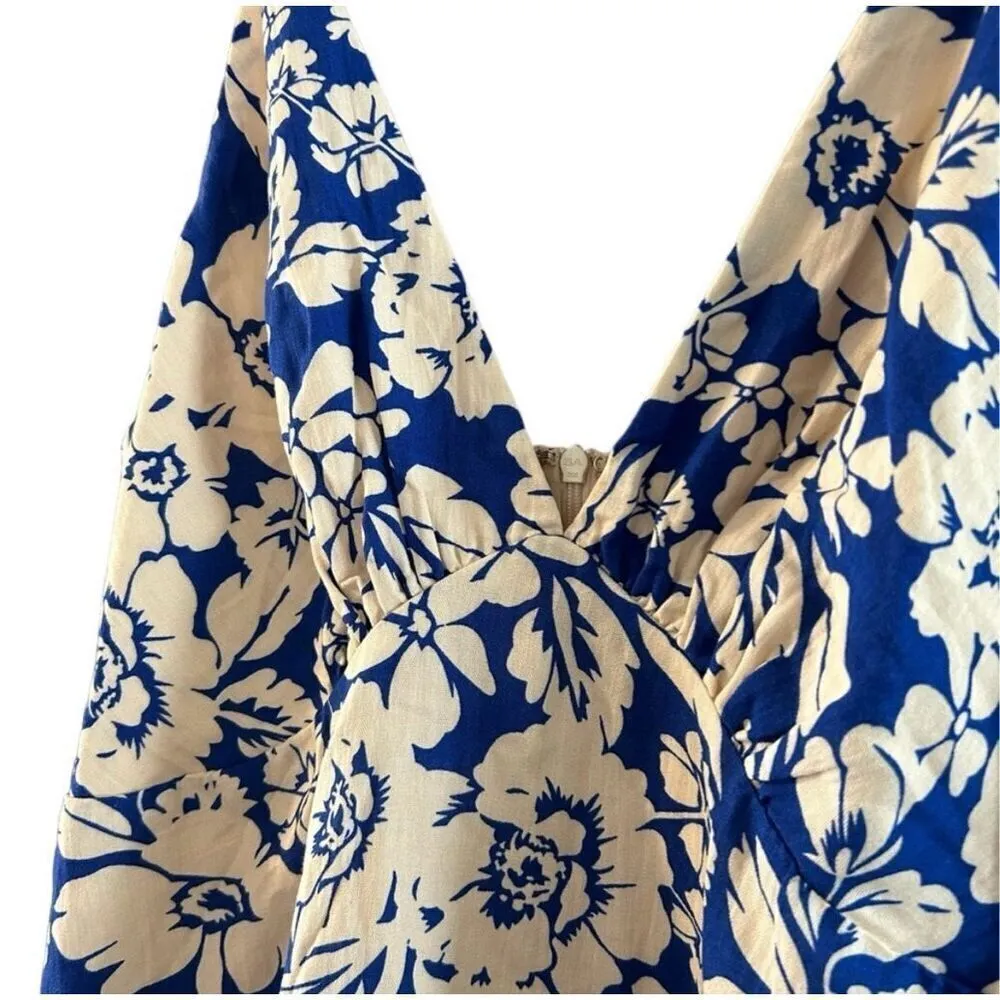 ✨Lulus Found My Sunshine Blue Floral Print Mini Sz Large Dress✨ - Image 7