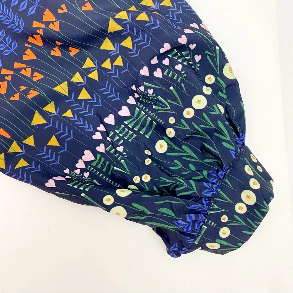 Eloquii Floral Heart Striped Keyhole Boho Bohemian Midi Dress - Image 8