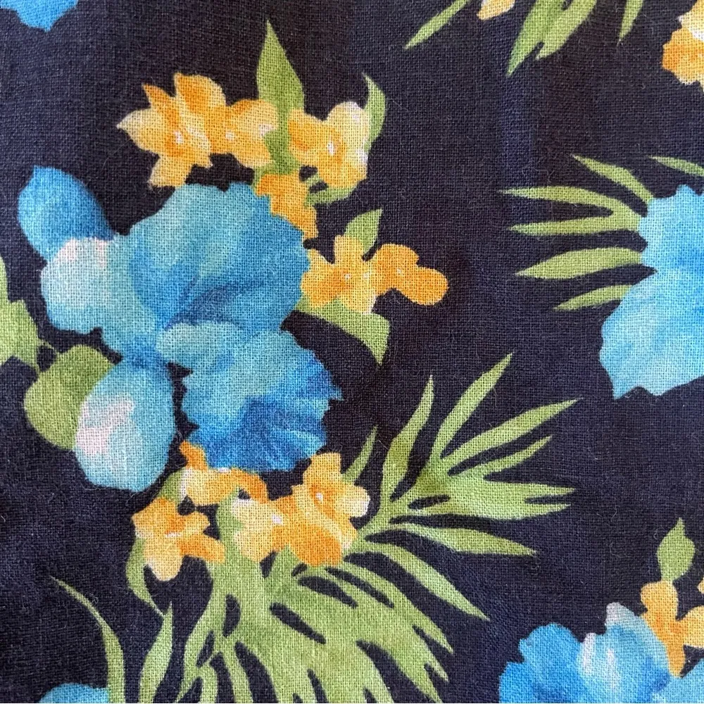 Vintage Y2K  Jones New York Sport Cotton Linen High Waist Floral Shorts Plus 14W - Image 8