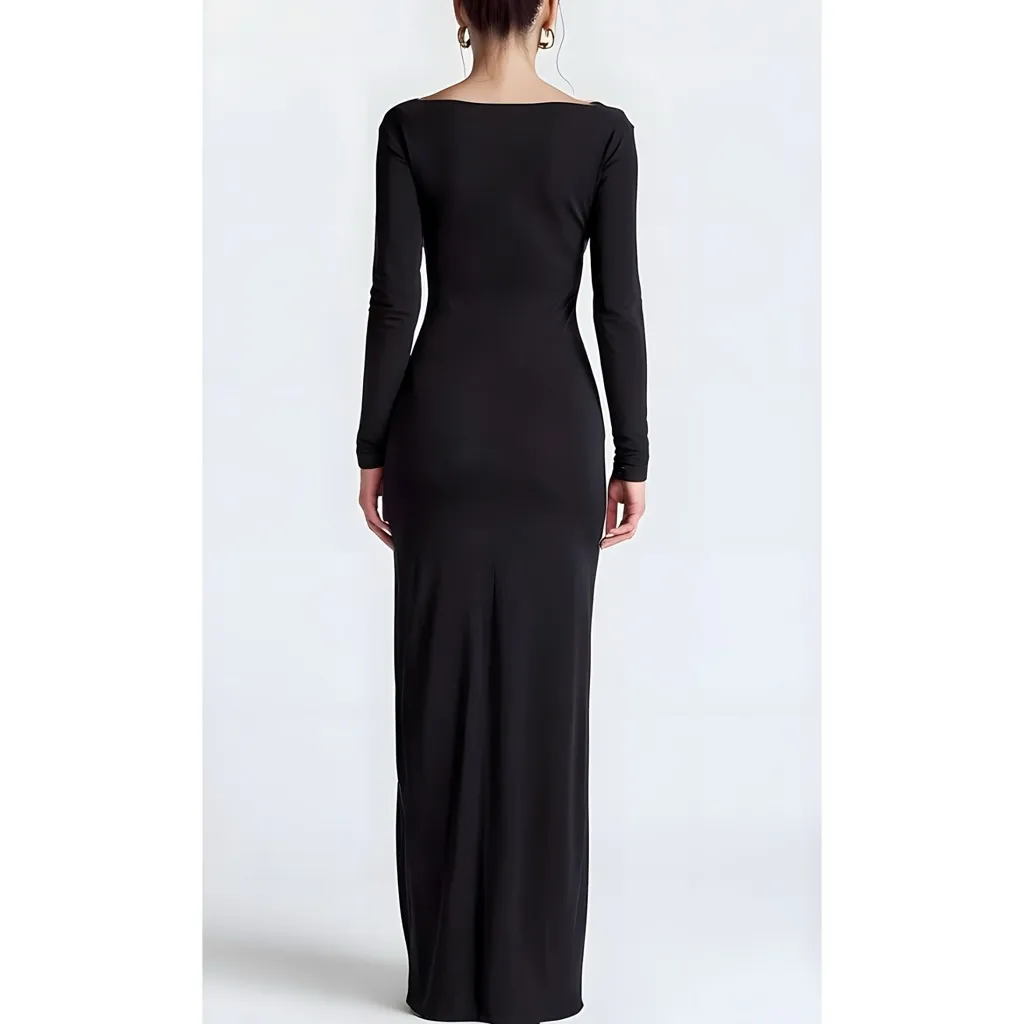 HOUSE OF CB Marella Cutout Maxi Dress, Black, XS - Image 5